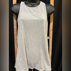 Athleta Airy essence Gray Sleeveless Tank Top with High Neckline